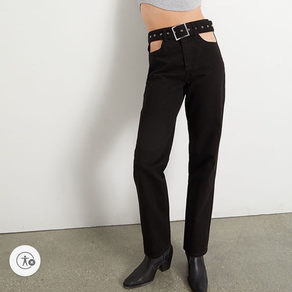 We wore what high rise cut out denim - Picture 2 of 7